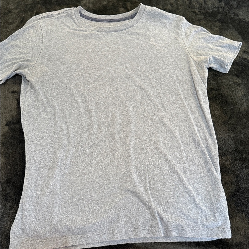 Old Navy Light Heather Gray Short Sleeve Crew Tee